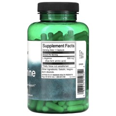 Swanson, L-аргинин, 500 мг, 200 капсул